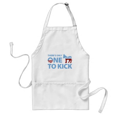 There's Only One Ass to Kick Apron by AmericanElephant