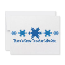 There's Snow Teacher Like You invitations