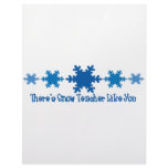 There's Snow Teacher Like You Letterhead Design