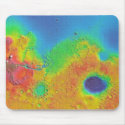 Thermal Inertia Map of Mars Mousepad by Bigboy20769 Thermal Inertia Map of Mars Mousepad
