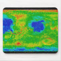 Thermal Inertia Map of Mars Mousepad by Bigboy20769 Thermal Inertia Map of Mars Mousepad