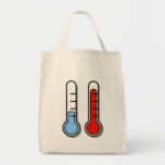 Thermometer cold hot coldly warmly canvas bags