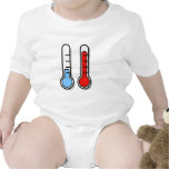 Thermometer cold hot coldly warmly tshirt