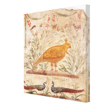 thermopolium  depicting phoenix and inscription canvas prints