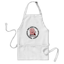 Thesaurus: A Dinosaur Who Loves Reading Books Apron