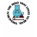 Thesaurus: A Dinosaur Who Loves to Read Books t-shirts
