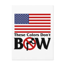 These colors don't Bow! postcards
