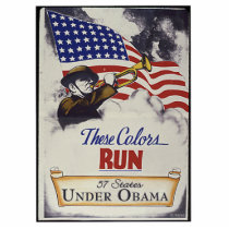 These Colors Run (Obama) Acrylic Cut Outs