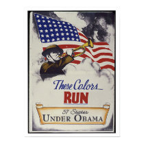 These Colors Run (Obama) posters by AtlasShrugging These Colors Run (Obama) posters