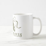 thespian light od green mug