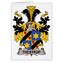 Thestrup Family Crest cards