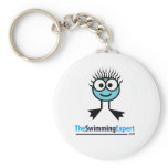 TheSwimmingExpert Swim Character Key Ring Keychain TheSwimmingExpert Swim Character Key Ring Keychain