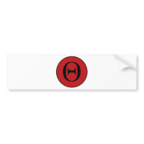 Theta Bumper Sticker