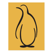 Theta Phi Alpha Penguin Logo Postcards
