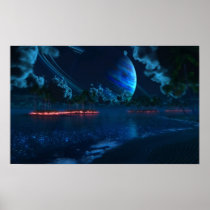 Thetis Tropic Night Canvas Posters