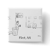 TheTorch, Flint, MI button by dangerics TheTorch, Flint, MI button