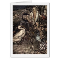 They all crowded round cards