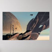 They came from the sky - scifi poster posters