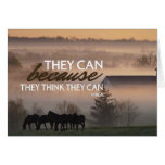 They Can Motivational Greeting Cards