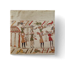 They carry arms to the ships pinback button
