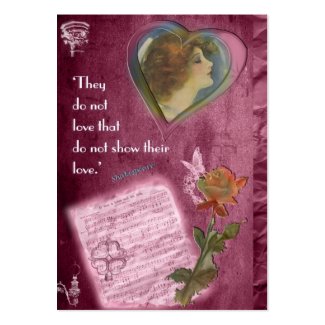 They Do Not Love... Gift Tag Business Card