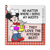 They Love The Kichen Best Fridge Magnet