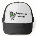 They made me wear this... hats