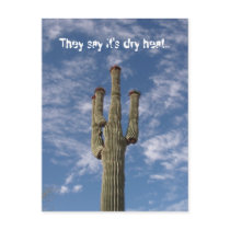 They say it's dry heat... postcards