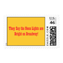 They Say the Neon Lights are Bright postage