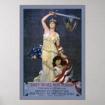 They Shall Not Perish~Vintage World War 1 Print