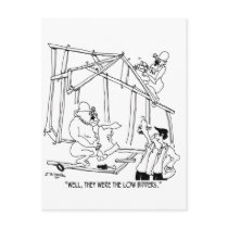 They Were Low Bidders Post Card