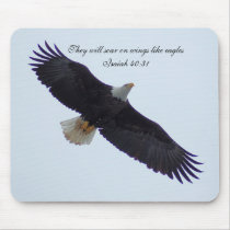 They will soar on wings like eagles mousepads by mrsmas They will soar on wings like eagles mousepads