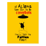 They'll Take the Fatties First Postcard