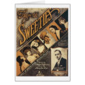 They're All Sweeties Vintage Songbook Cover cards