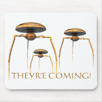 THEYRE COMING! Alien, Sci Fi, Mousepad by LCWeber THEYRE COMING! Alien, Sci Fi, Mousepad