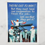Theyre Out To Win Custom Flyer