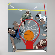 They're Playing Basketball - poster