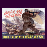 They've got the guts : back 'em up with more metal