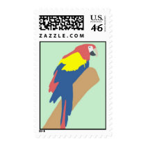 Thick-billed Parrot sitting postage postage by rebekahjoyce Thick-billed Parrot sitting postage postage