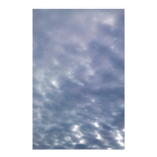 THICK CLOUDS stationary Custom Stationery