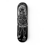 Thick Girls Black by Patrick Jilbert Skateboards