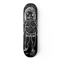 Thick Girls Black by Patrick Jilbert skateboards