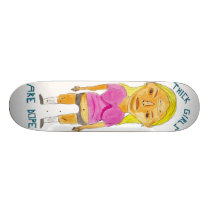 Thick GIrls White by Patrick Jilbert skateboards