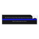 Thin Blue Line American Heros bumper stickers