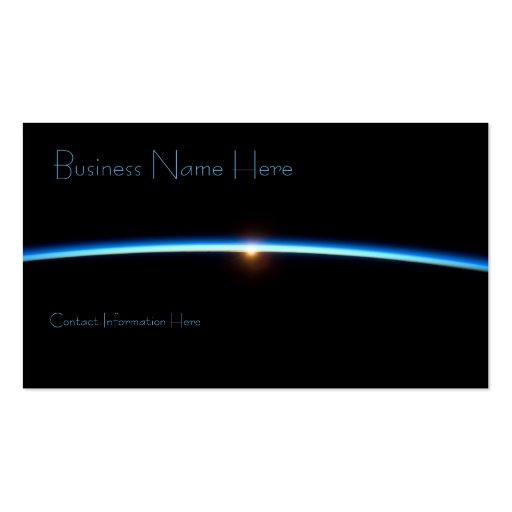 Thin Blue Line Business Cards (front side)