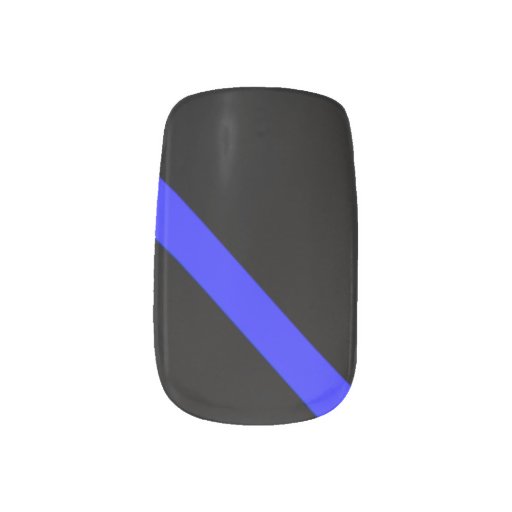 Thin Blue Line Forever Minx® Nail Art | Zazzle