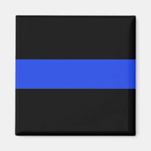 Thin Blue Line Fridge Magnets
