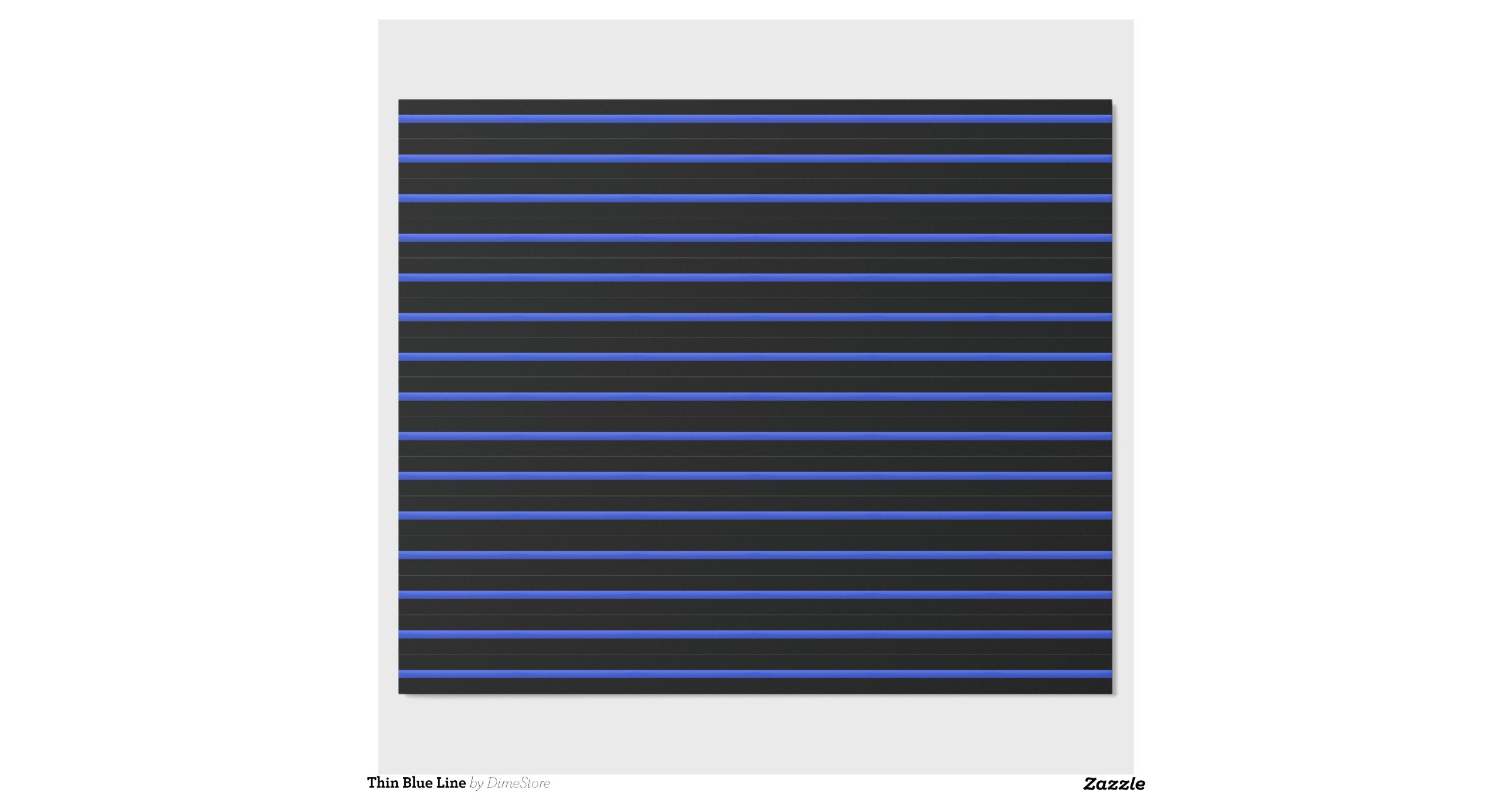 Thin Blue Line Gift Wrapping Paper Zazzle