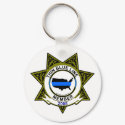 Thin Blue Line Keychain