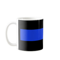 Thin Blue Line Law Enforcement Coffee Mug